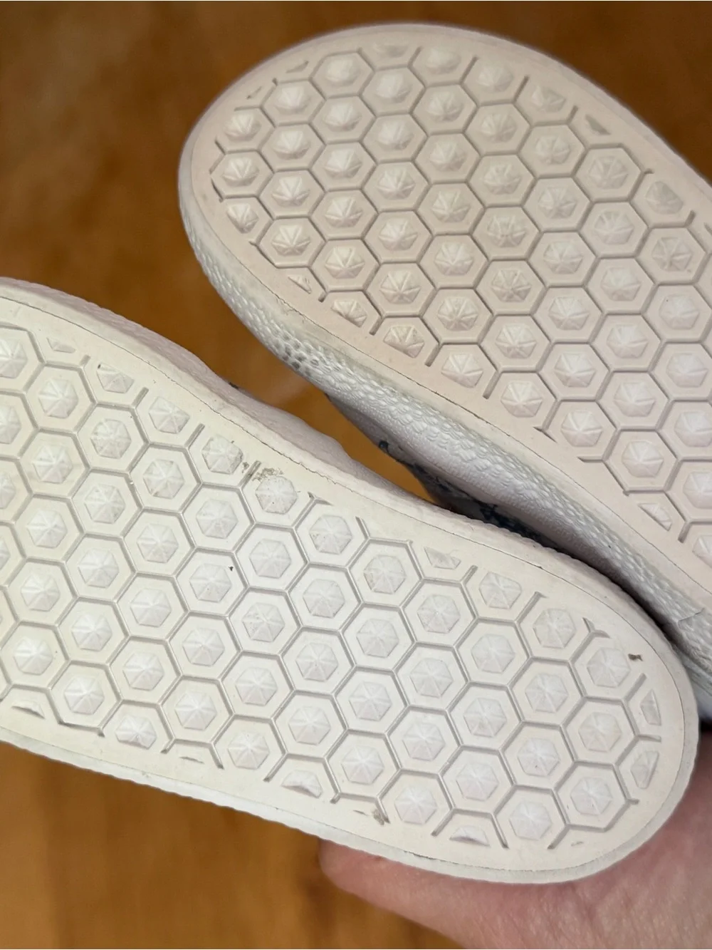adidas Kids White Slip-On Sneakers with Light Blue Disney Print
